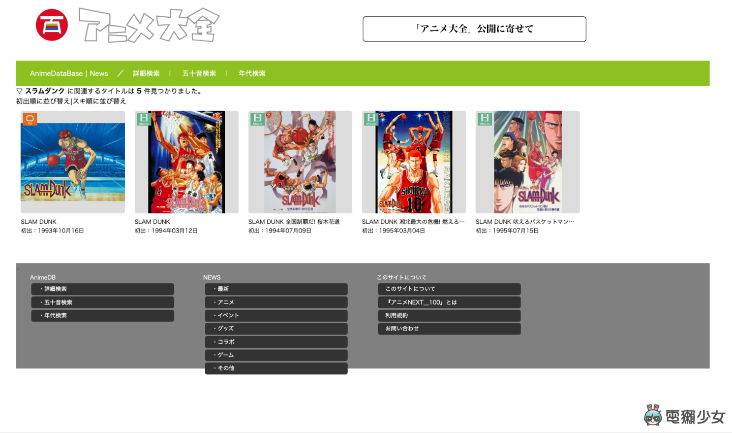 收錄近 15,000 部動畫！日本動畫資料庫『 動畫大全 』上線，你的動畫經典在裡面嗎？