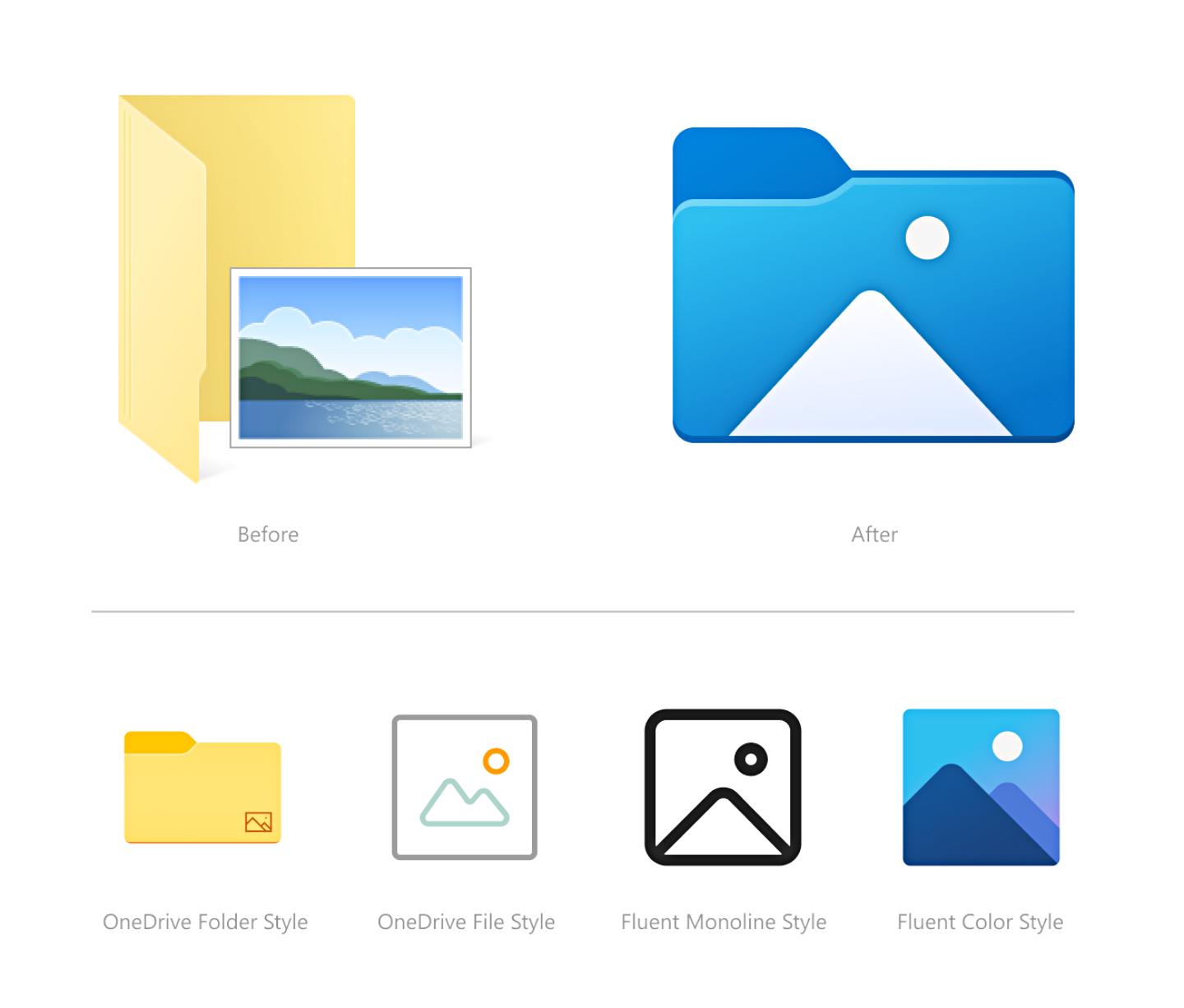 微軟 Window 10 新款使用介面曝光！檔案總管資料夾顏色變繽紛了，並同步新增特定圖示